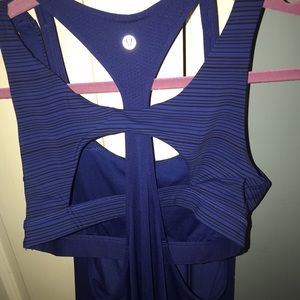 Lululemon tank top with sports bra